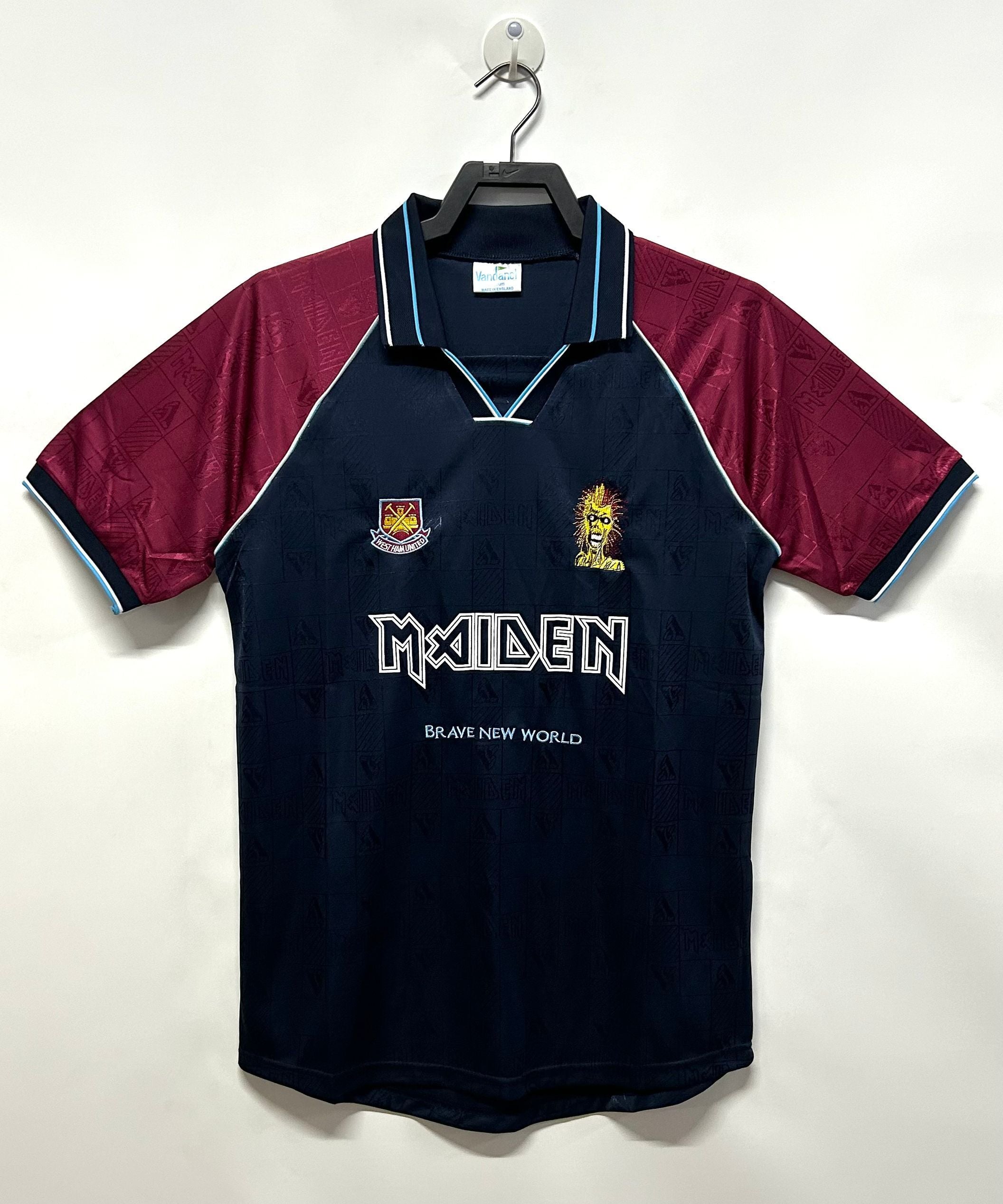 Camiseta Local West ham/Iron maiden, 1999