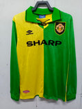 Camiseta Manga Larga Tercera Manchester United, 92-94