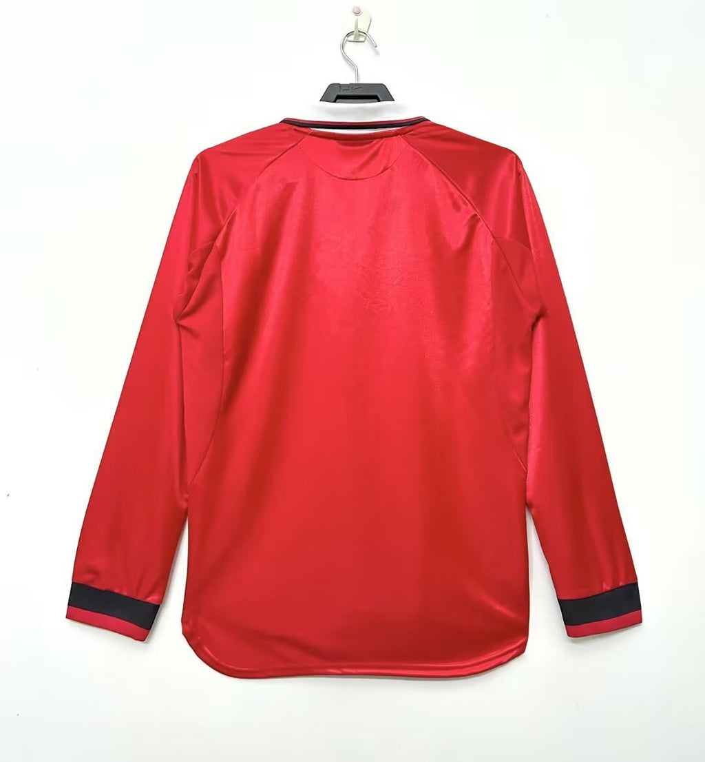 Camiseta Manga Larga Local Manchester United, 99-00
