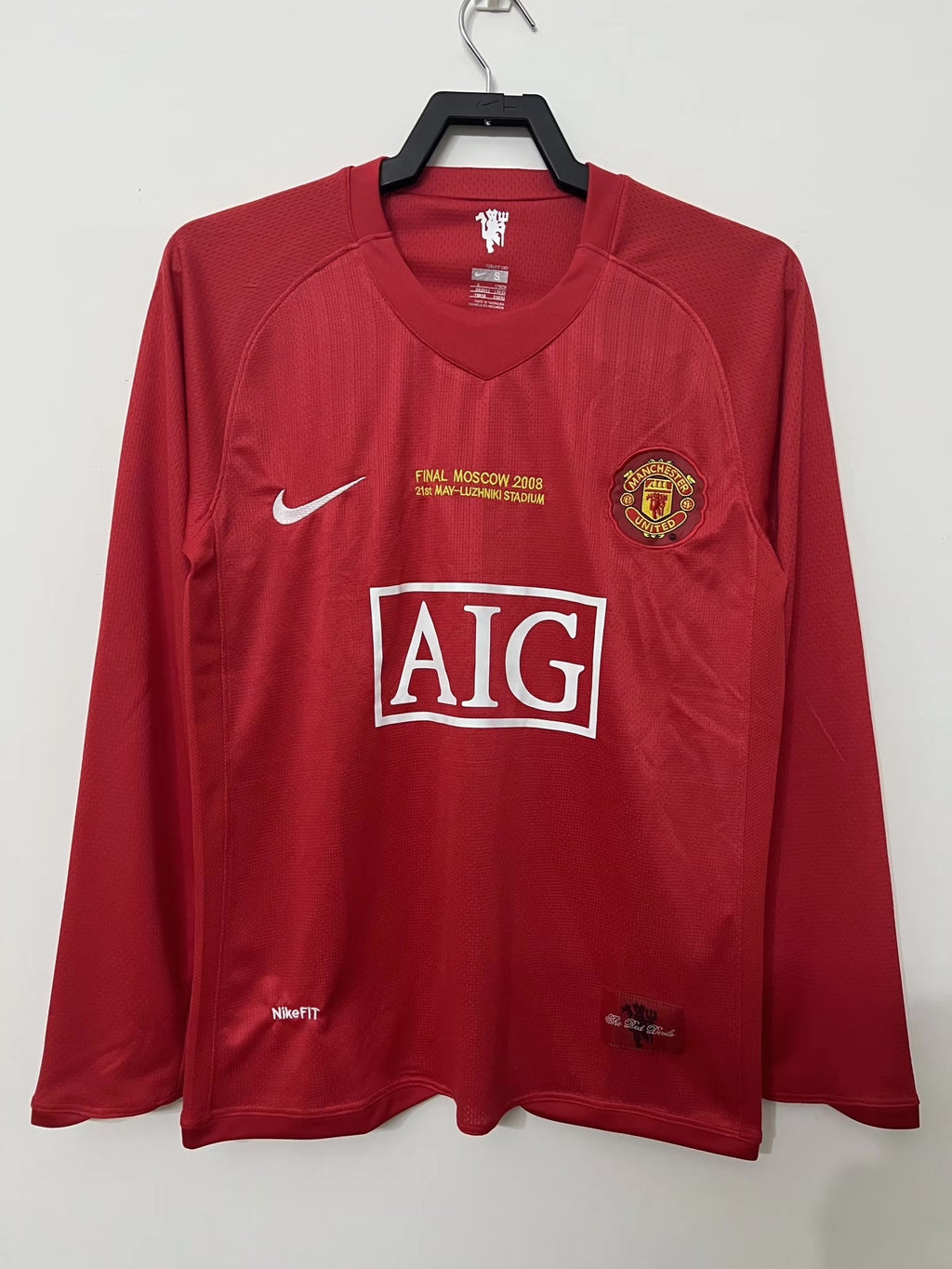 Camiseta Manga Larga Local Manchester United, 07-08