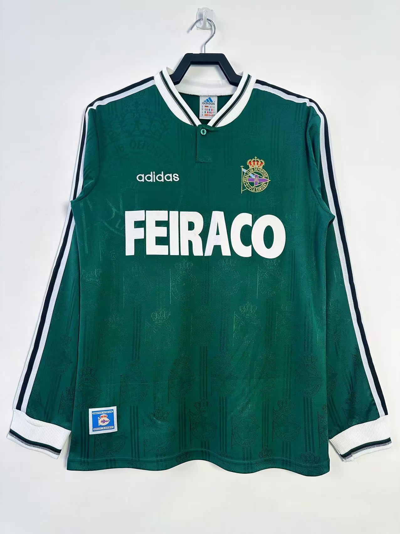 Camiseta Manga Larga Real Club Deportivo de La Coruña Visitante, 99-00