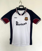 Camiseta Visitante West ham/Iron maiden, 1999