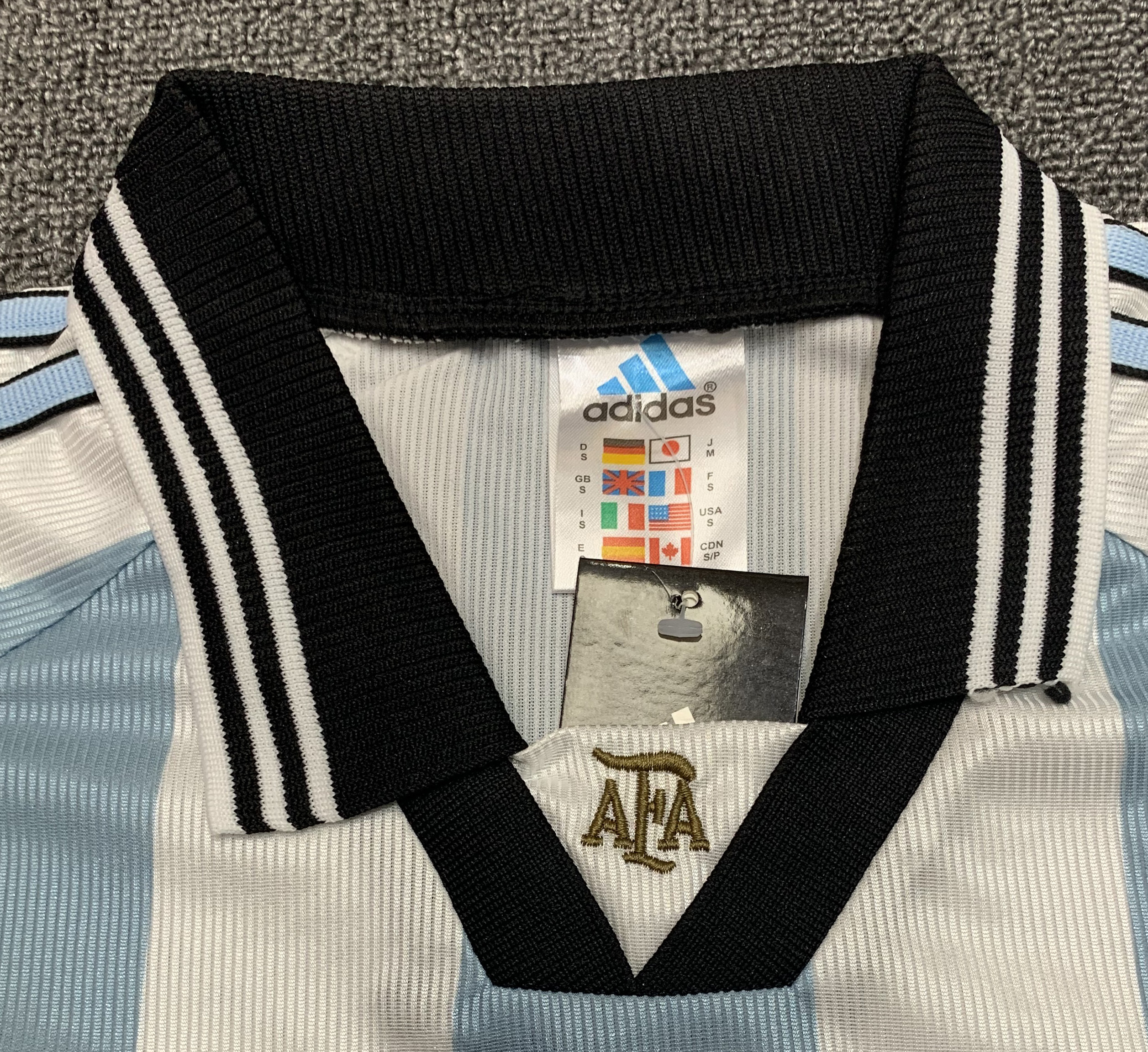 Camiseta Argentina, Local 1998