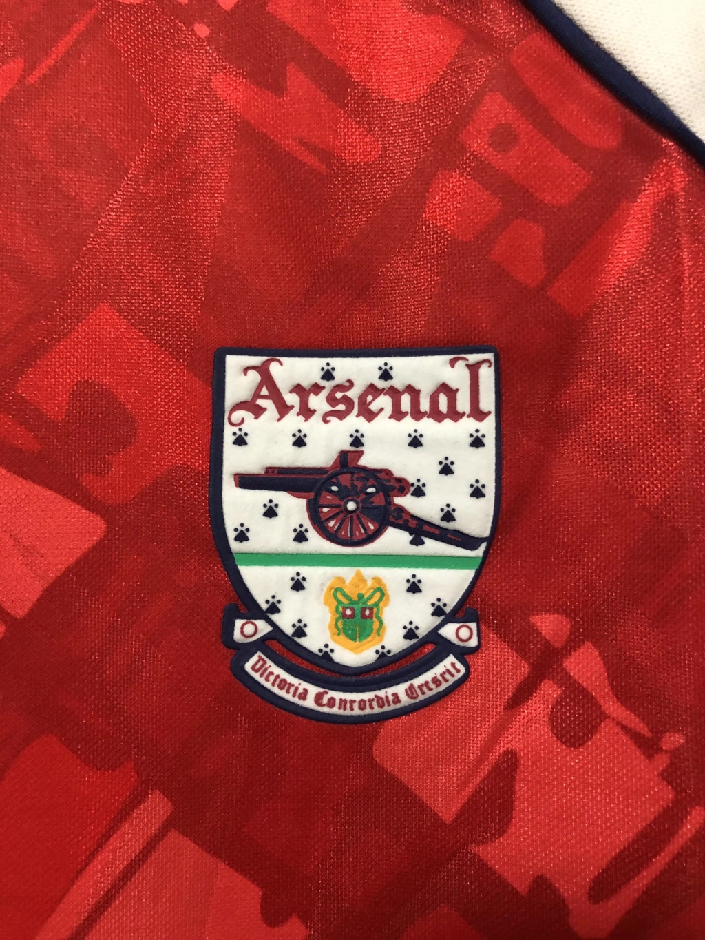 Camiseta Arsenal, Local 90-92
