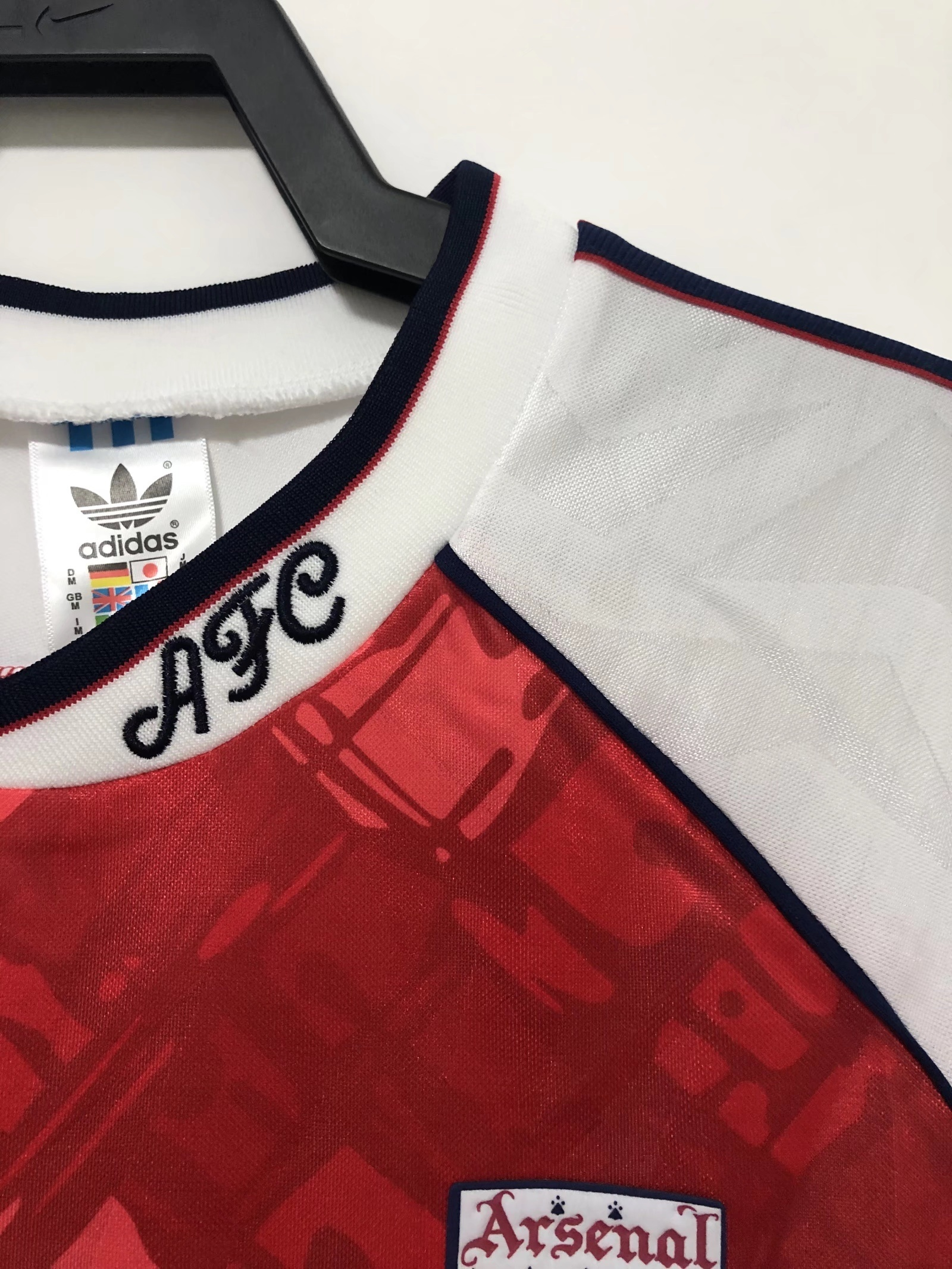 Camiseta Arsenal, Local 90-92