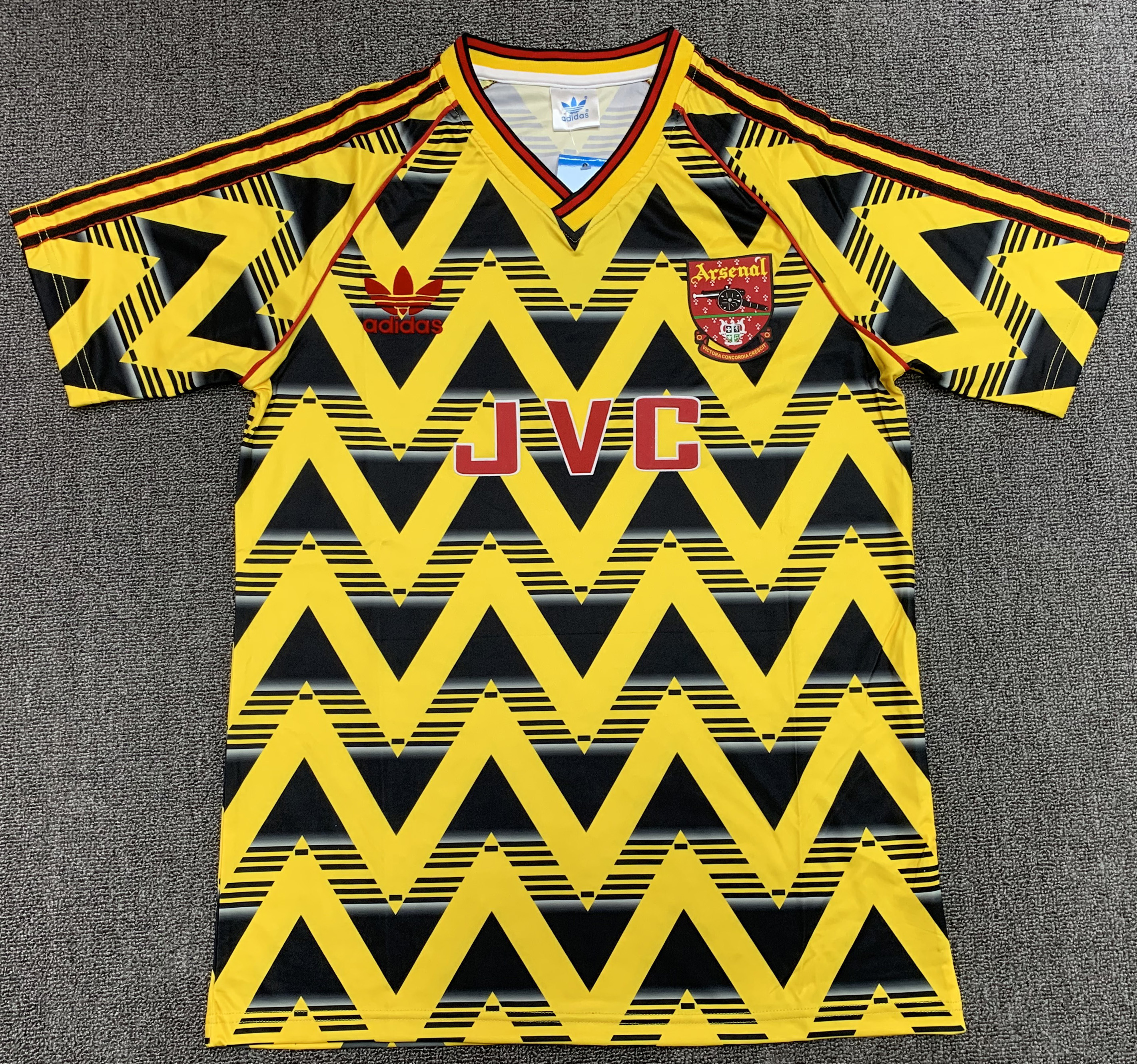 Camiseta Arsenal, Visitante 91-93