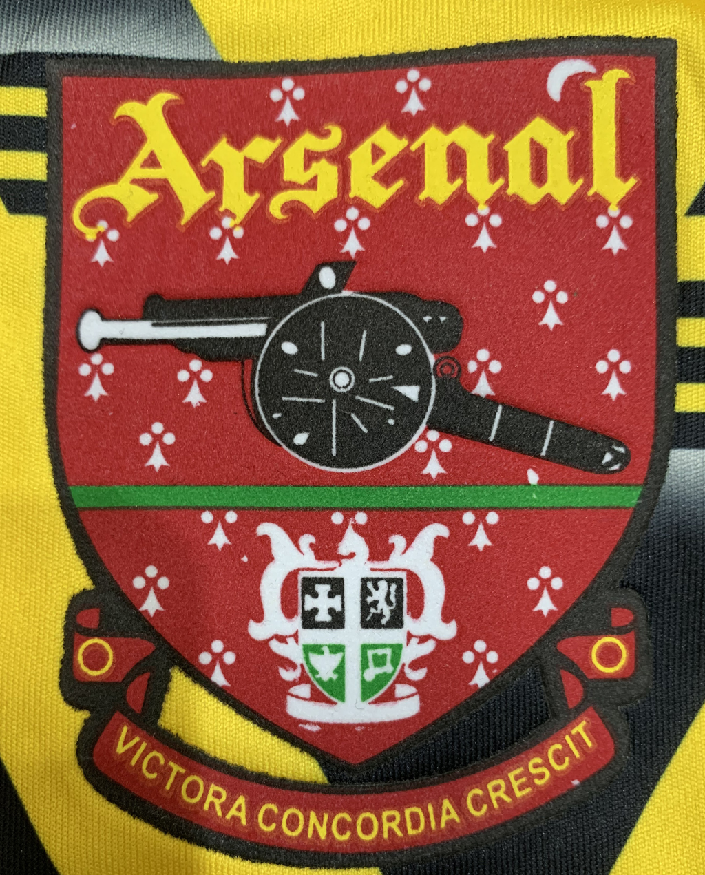 Camiseta Arsenal, Visitante 91-93
