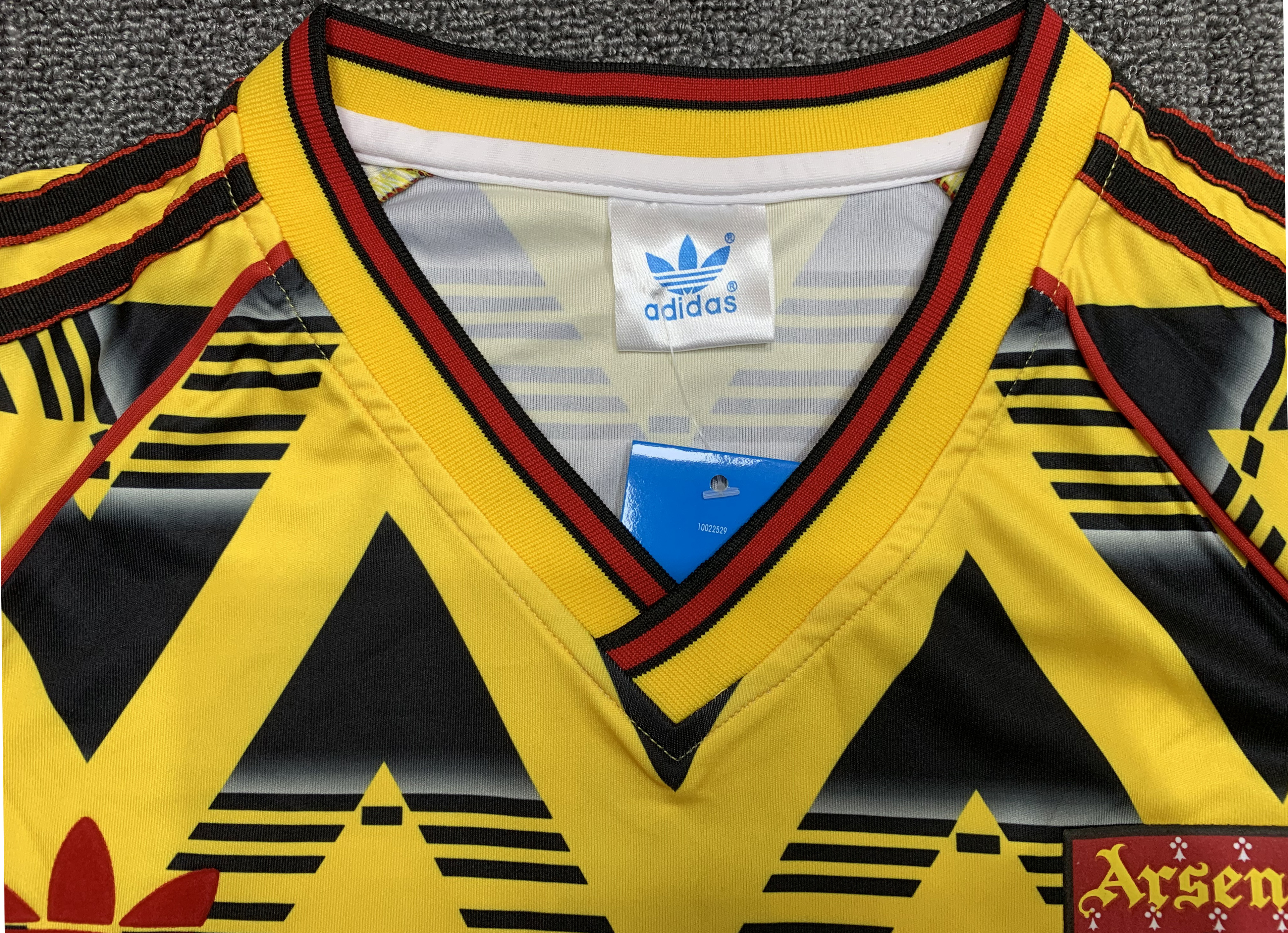 Camiseta Arsenal, Visitante 91-93