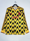 Camiseta Manga Larga Arsenal, Visitante 91-93
