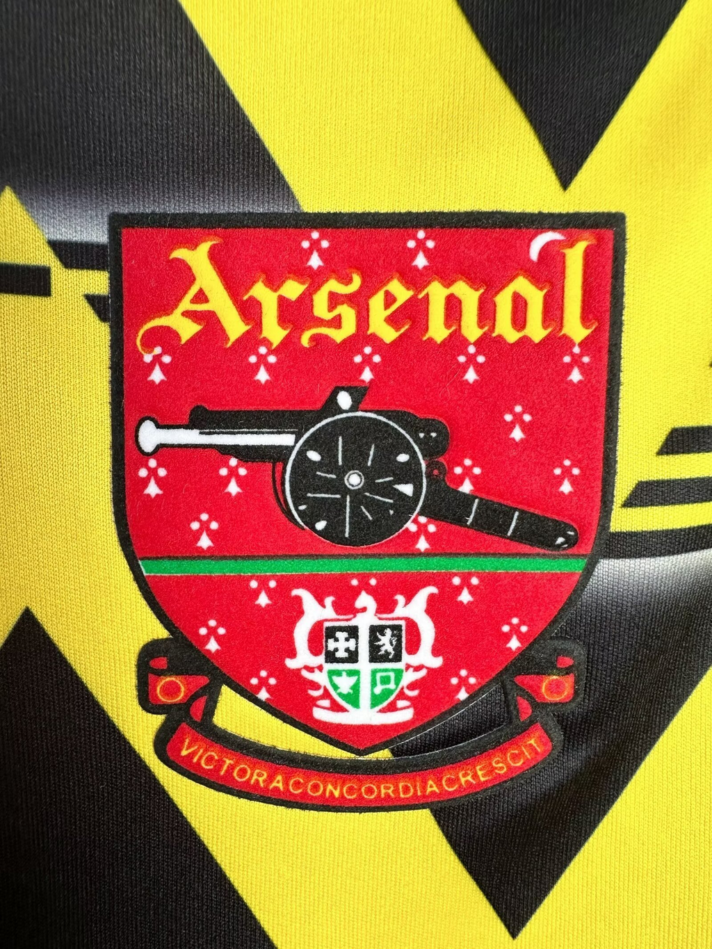 Camiseta Manga Larga Arsenal, Visitante 91-93