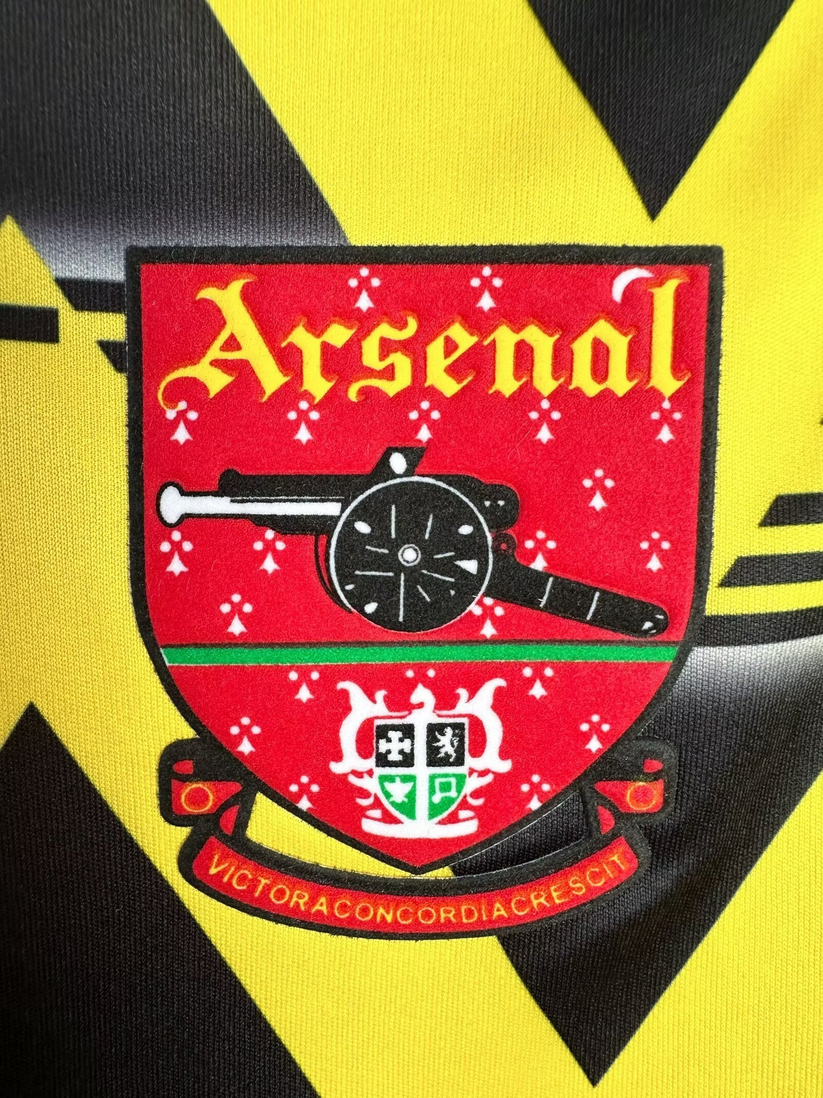 Camiseta Manga Larga Arsenal, Visitante 91-93