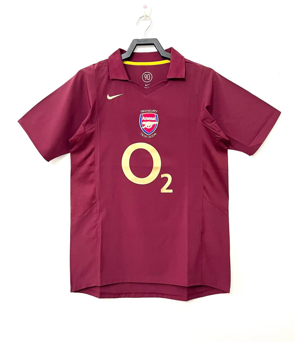 Camiseta Arsenal, Local 05-06