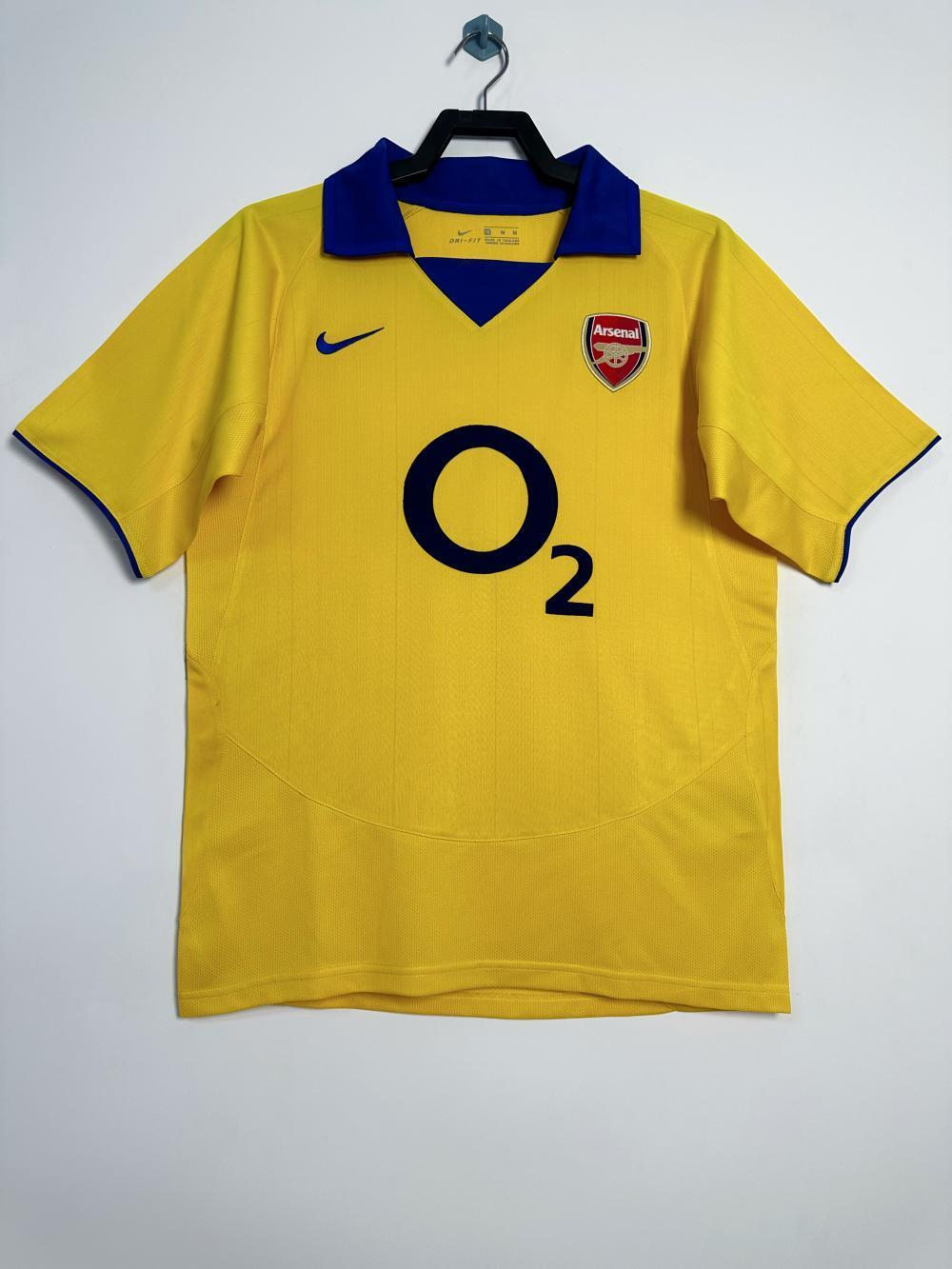 Camiseta Arsenal, Visitante 03-04