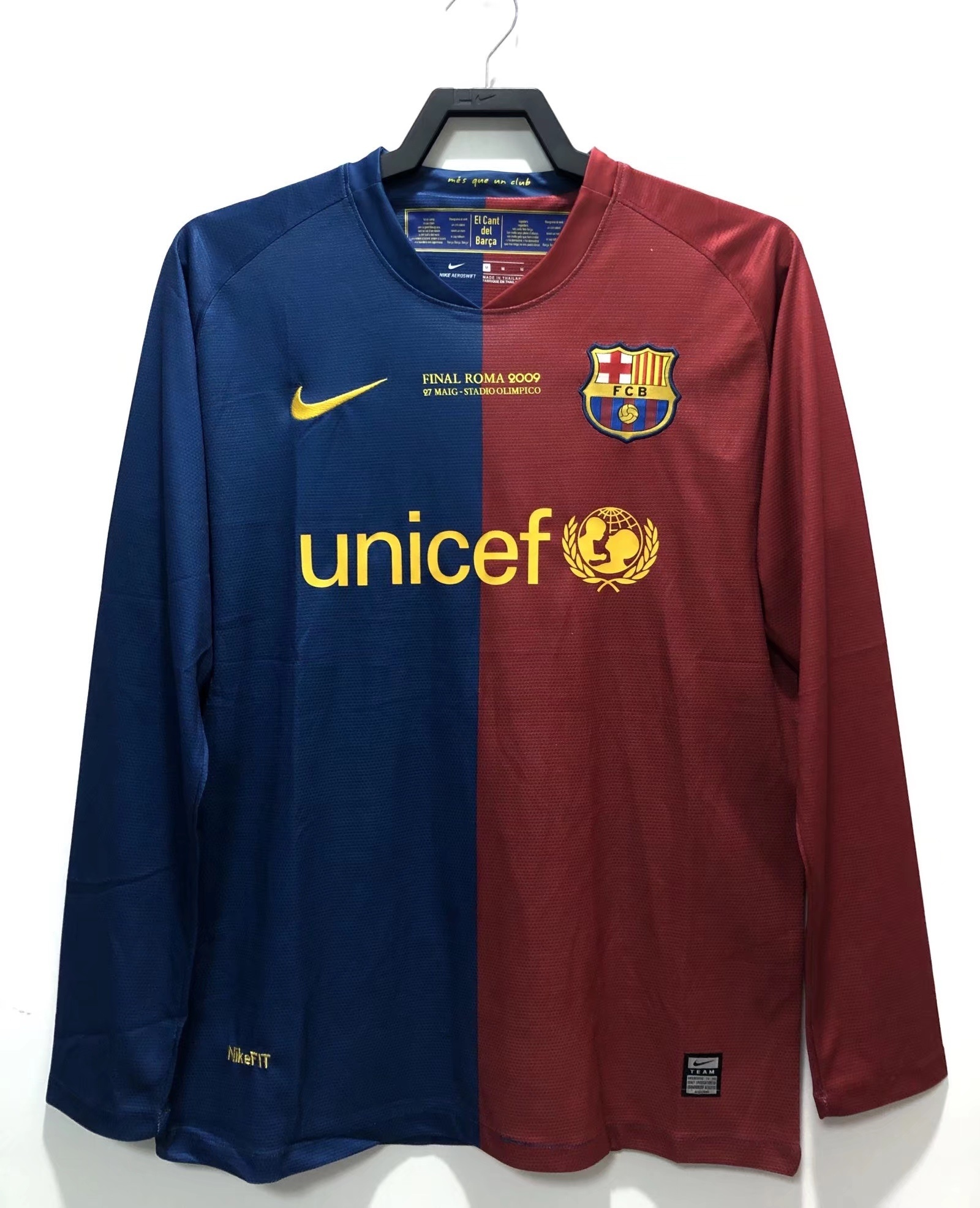 Camiseta Manga Larga FC Barcelona, Local 08-09