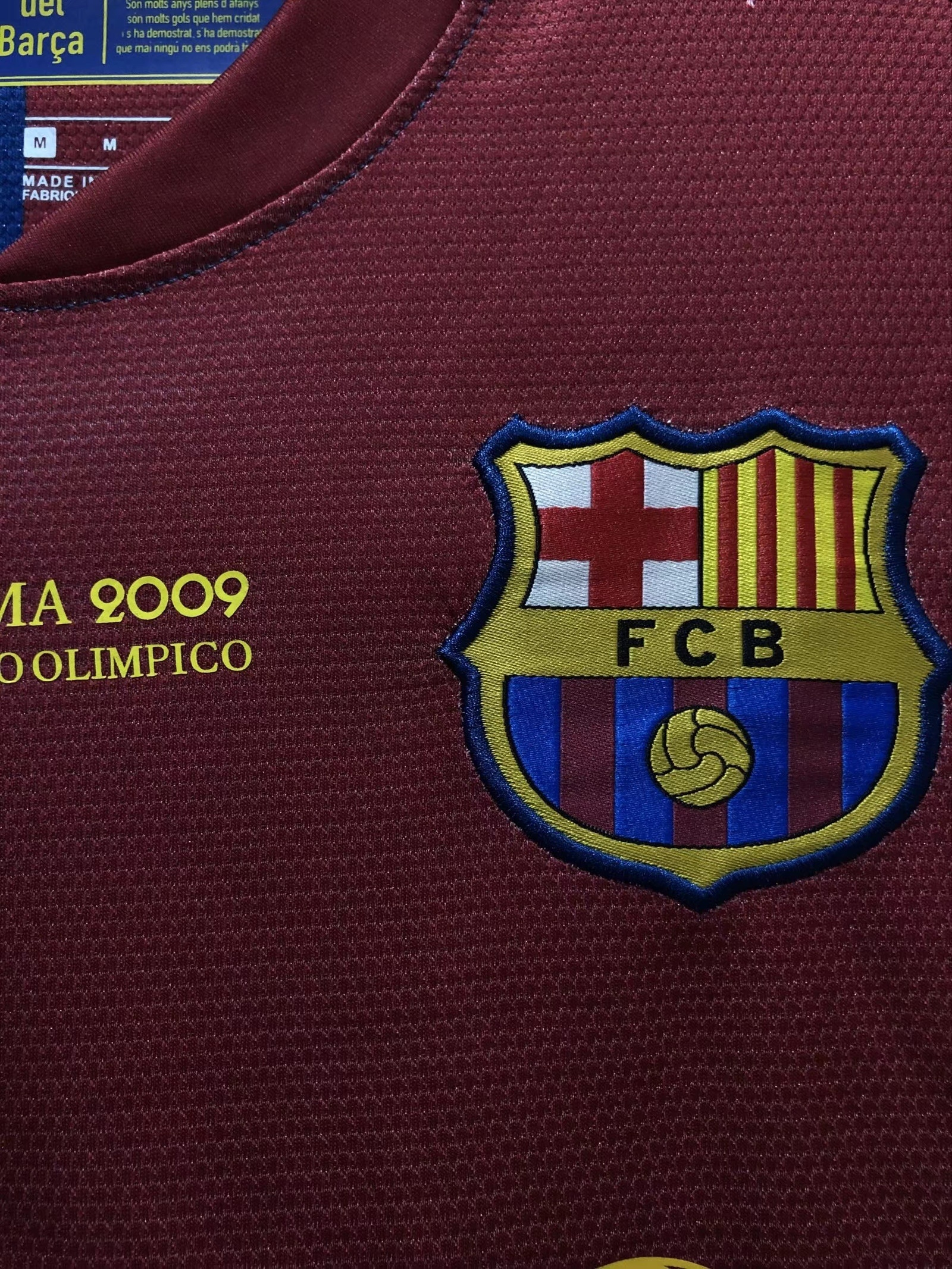 Camiseta Manga Larga FC Barcelona, Local 08-09