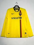Camiseta Manga Larga FC Barcelona, Visitante 08-09