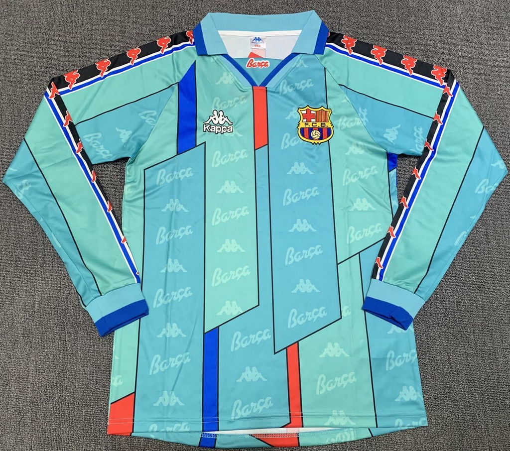 Camiseta Manga Larga FC Barcelona, Visitante 96-97