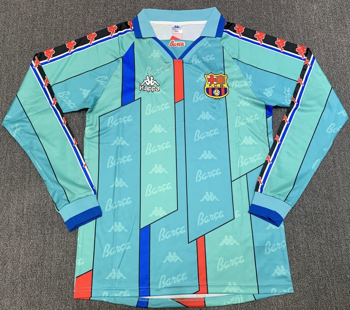 Camiseta Manga Larga FC Barcelona, Visitante 96-97