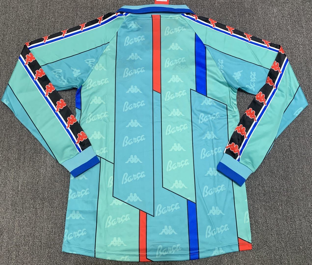 Camiseta Manga Larga FC Barcelona, Visitante 96-97