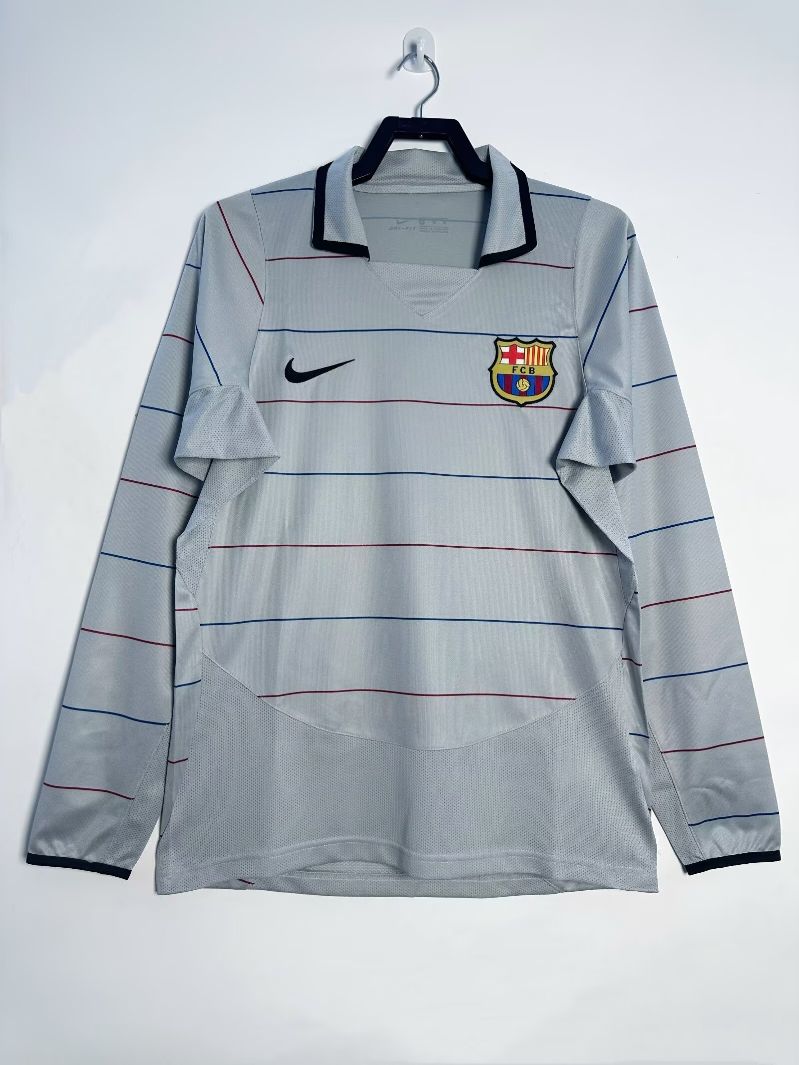 Camiseta Manga Larga FC Barcelona, Visitante 03-04