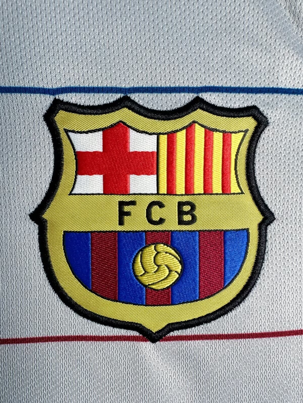 Camiseta Manga Larga FC Barcelona, Visitante 03-04