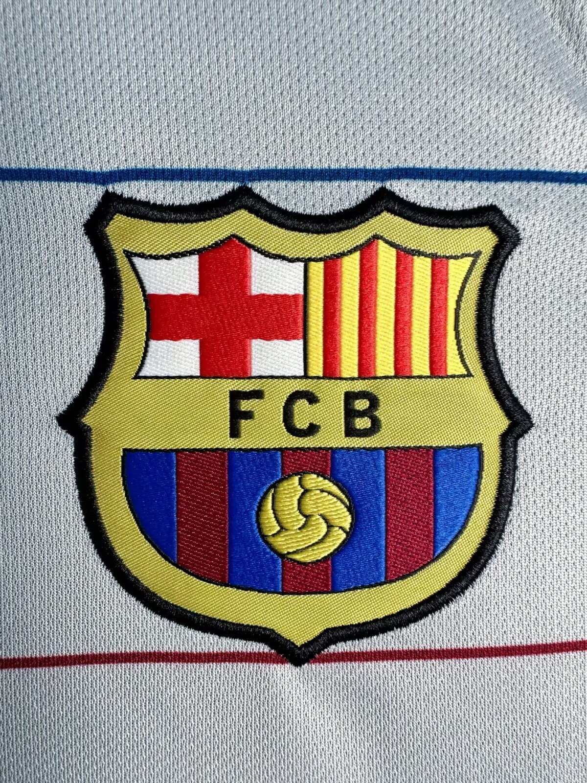 Camiseta Manga Larga FC Barcelona, Visitante 03-04