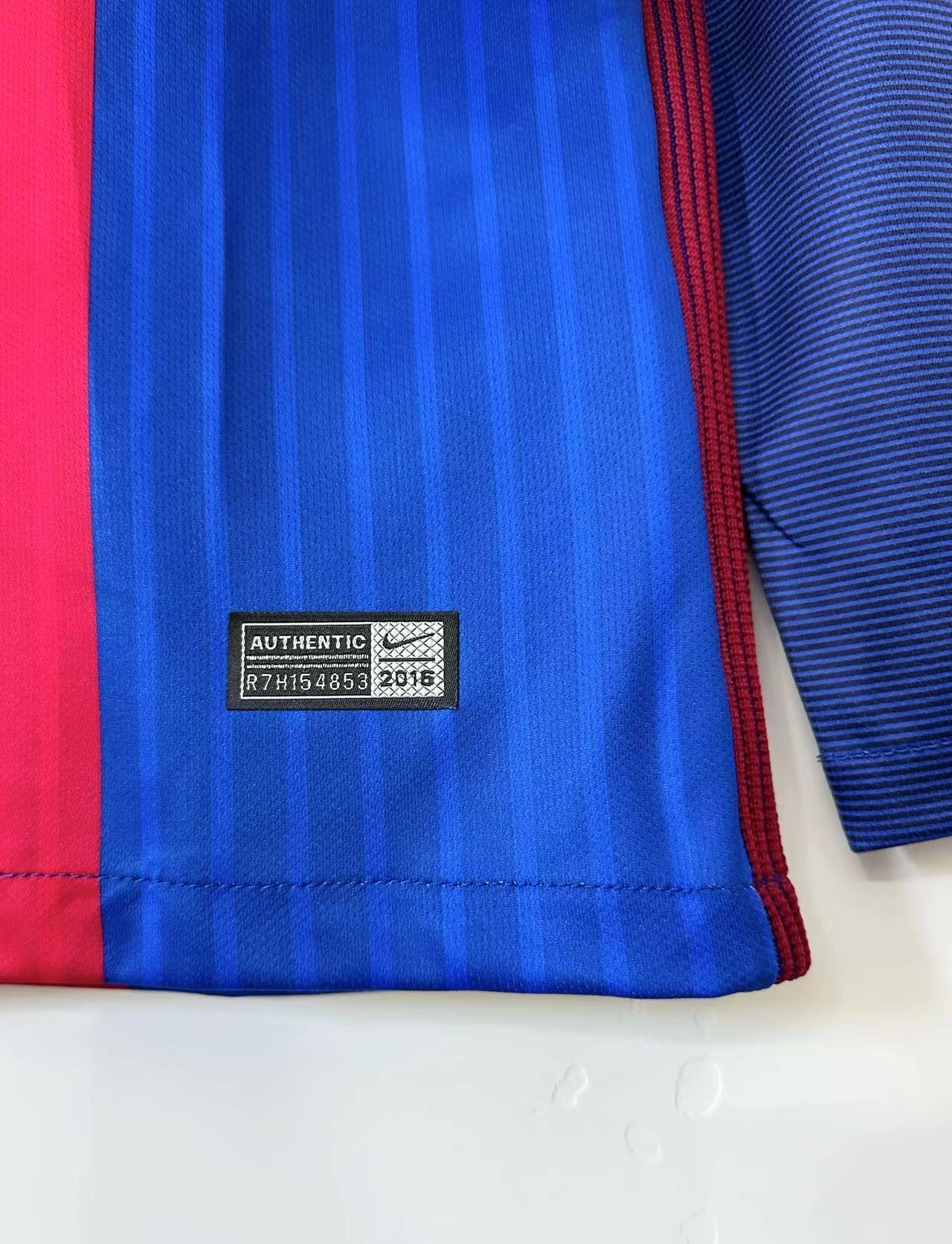Camiseta Manga Larga FC Barcelona, Local 16-17