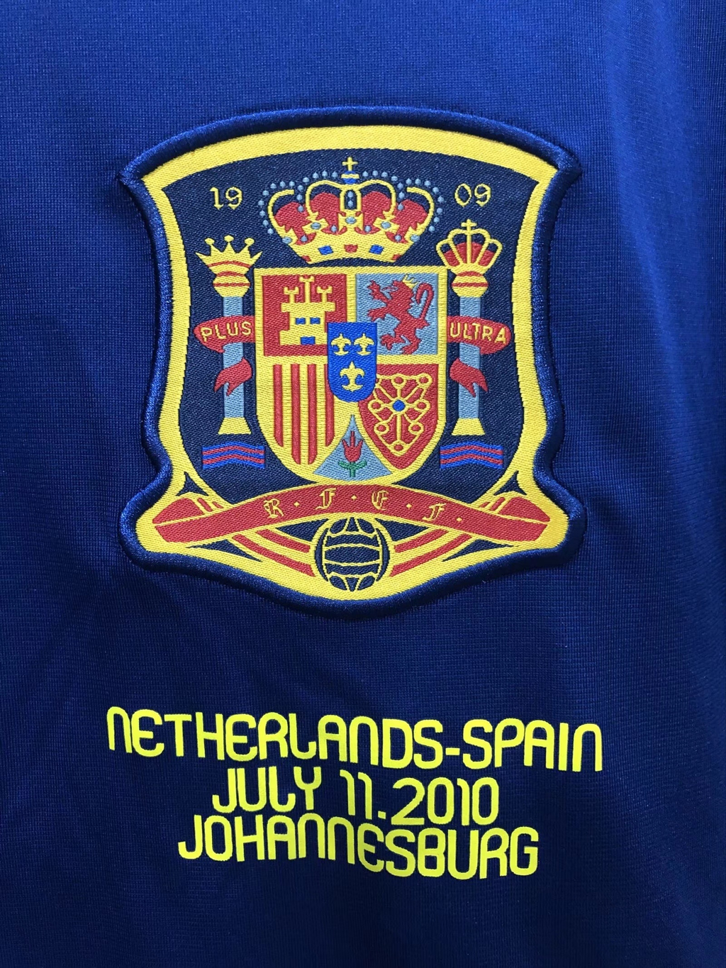 Camiseta España, Visitante 2010
