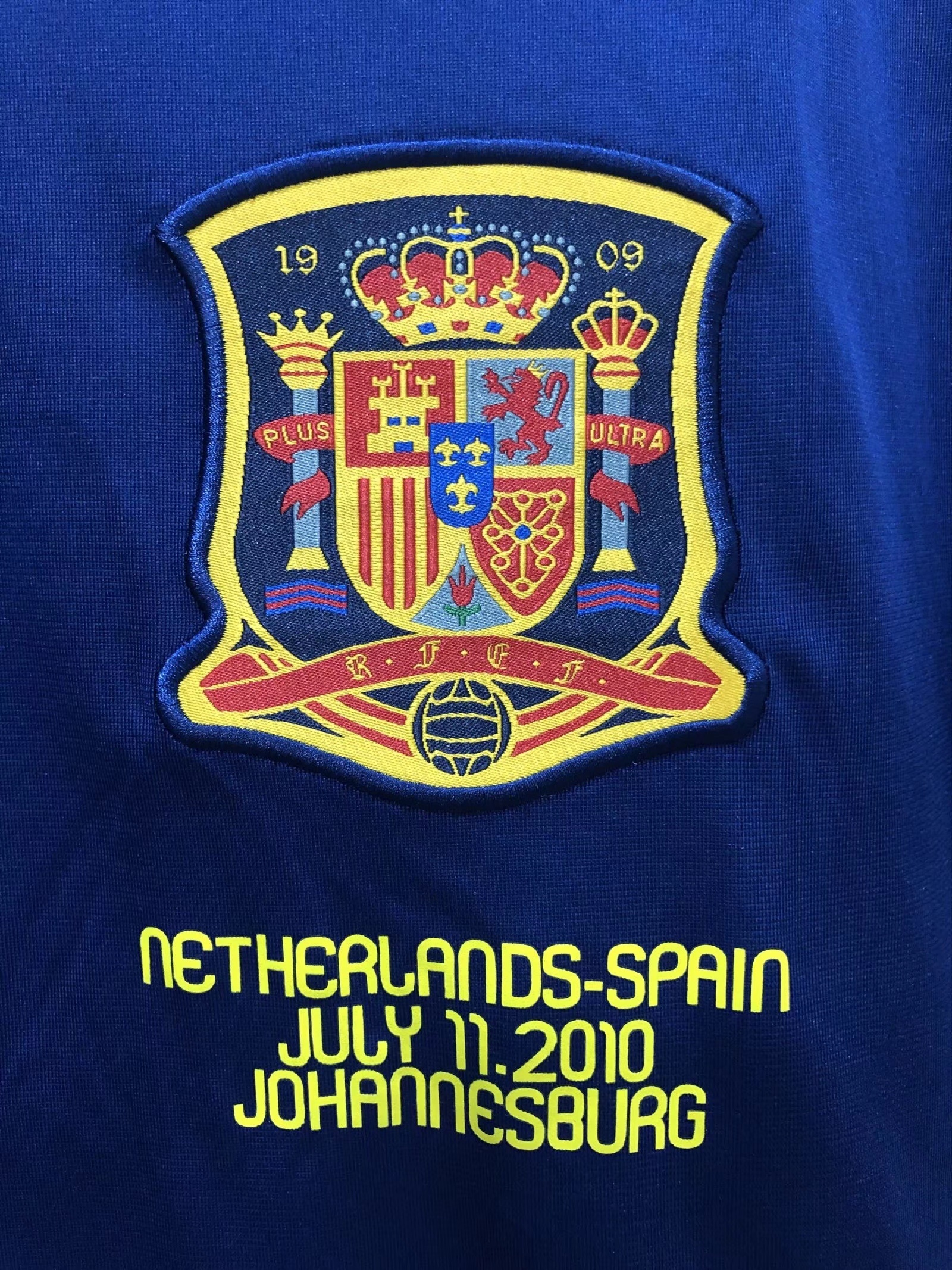 Camiseta España, Visitante 2010