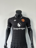 Camiseta Manchester United, Polo Negra 24-25